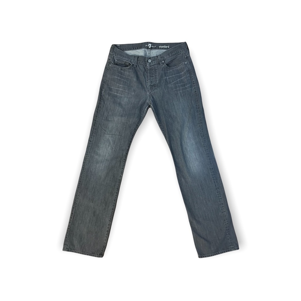 Seven7 Brand 7 Regular fit gray jeans mens size 33